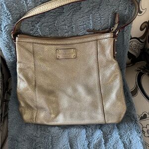 Kate Spade Metallic Gold Shoulder Bag